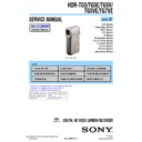 Sony HDR-TG5, HDR-TG5E, HDR-TG5V, HDR-TG5VE, HDR-TG7VE (serv.man2) Service Manual