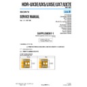 Sony HDR-UX3E, HDR-UX5, HDR-UX5E, HDR-UX7, HDR-UX7E (serv.man6) Service Manual