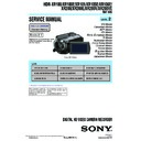 Sony HDR-XR100, HDR-XR100E, HDR-XR101, HDR-XR105E, HDR-XR106E, HDR-XR200, HDR-XR200E, HDR-XR200V, HDR-XR200VE (serv.man2) Service Manual