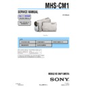 Sony MHS-CM1 Service Manual