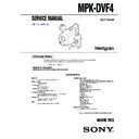 Sony MPK-DVF4 Service Manual