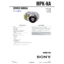 Sony MPK-NA Service Manual