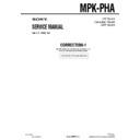 Sony MPK-PHA (serv.man3) Service Manual