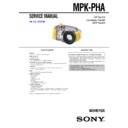 Sony MPK-PHA Service Manual
