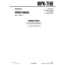 Sony MPK-THB (serv.man2) Service Manual