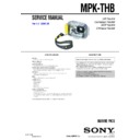 Sony MPK-THB Service Manual