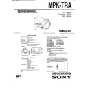Sony MPK-TRA Service Manual