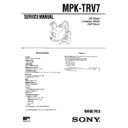 Sony MPK-TRV7 Service Manual
