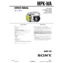 Sony MPK-WA Service Manual