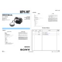 Sony MPK-WF Service Manual