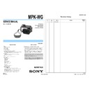Sony MPK-WG Service Manual