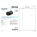 Sony SPK-CXA Service Manual
