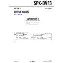 Sony SPK-DVF3 (serv.man2) Service Manual