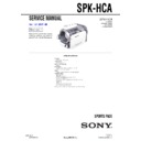 spk-hca service manual