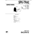 Sony SPK-TRA2 (serv.man2) Service Manual