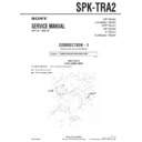 Sony SPK-TRA2 (serv.man3) Service Manual