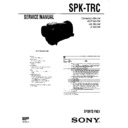 Sony SPK-TRC Service Manual