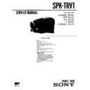 Sony SPK-TRV1 Service Manual