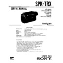 Sony SPK-TRX Service Manual