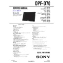 Sony DPF-D70 Service Manual
