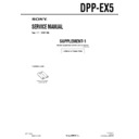 Sony DPP-EX5 (serv.man3) Service Manual