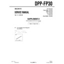 Sony DPP-FP30 (serv.man3) Service Manual