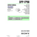 Sony DPP-FP90 Service Manual