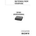 Sony DPP-M55 (serv.man2) Service Manual