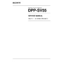 Sony DPP-SV55 Service Manual