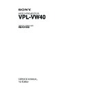 rm-pjvw60, vpl-vw40 service manual
