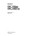 vpl-hs51a, vpl-hs60 service manual
