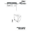Sony BG2T Service Manual