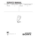 Sony FDL-22N Service Manual