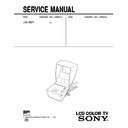 Sony FDL-252T Service Manual