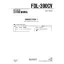 Sony FDL-390CV (serv.man2) Service Manual