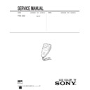 Sony FDL-E22 Service Manual