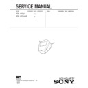 Sony FDL-PT22, FDL-PT22JE Service Manual