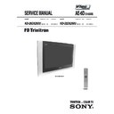 Sony KD-28DX200U Service Manual