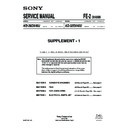 Sony KD-28DX40U (serv.man2) Service Manual