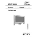 Sony KD-28DX50U Service Manual
