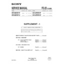 Sony KD-28DX51E (serv.man2) Service Manual