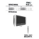 Sony KD-28DX51E Service Manual