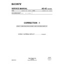 Sony KD-32NX100AEP (serv.man2) Service Manual