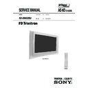 Sony KD-36NX200U Service Manual