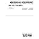 kde-50xs955 (serv.man2) service manual