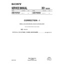 Sony KDE-P37XS1, KDE-P42XS1 (serv.man2) Service Manual