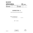 Sony KDE-P37XS1, KDE-P42XS1 (serv.man3) Service Manual