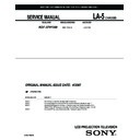 Sony KDF-37H1000 Service Manual