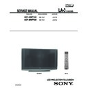 Sony KDF-55WF655, KDF-60WF655 Service Manual
