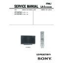 Sony KDF-55WF655K, KDF-60WF655K Service Manual